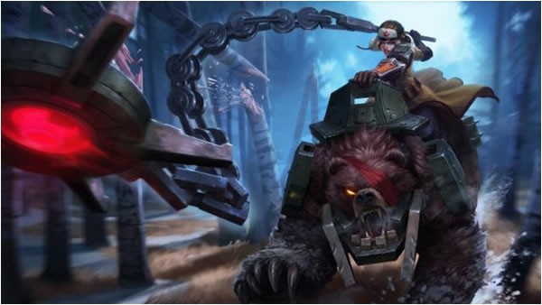 League of Legend Sejuani Cavaliere dell'Orso